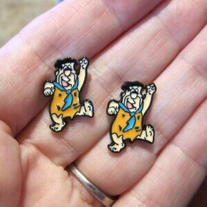 Fred Earrings Caveman~Hypoallergenic